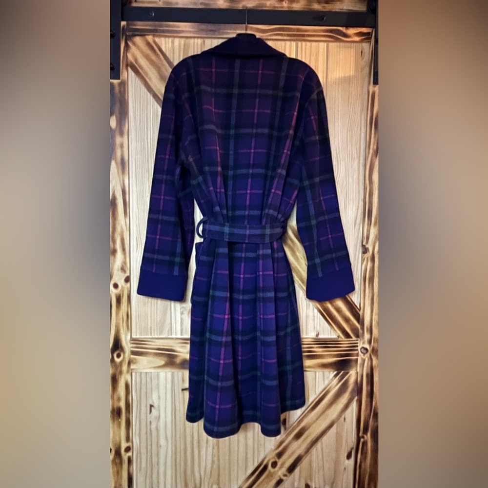 Fleece Robe purple Grn Pink XL - Picture 4 of 10